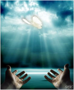 Hope descends to those who will receive it ...