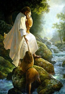Jesus-helping-kids