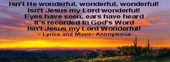 Isn'tHeWonderful