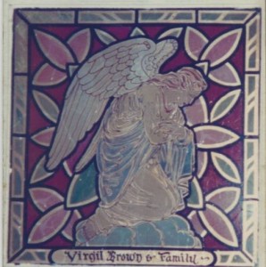 Angel Adoration from the Sacristy door in Sacred Heart Church in Waterflow, NM